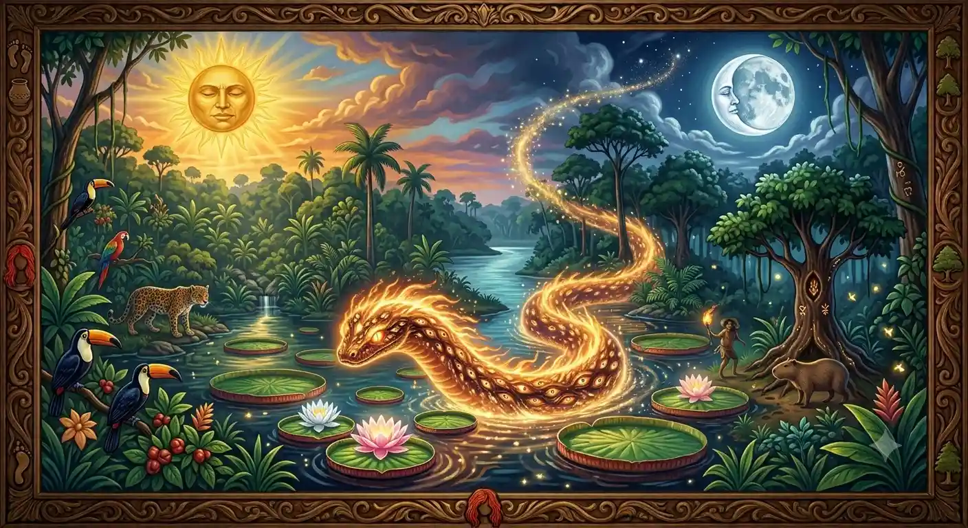 O Fogo Protetor: A Lenda do Boitatá, a Serpente de Luz