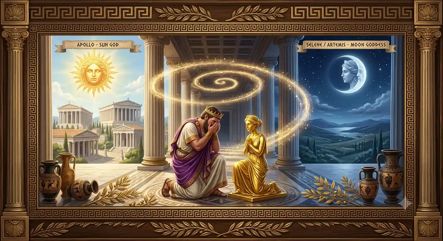 O Toque de Ouro e o Abraço de Pedra: A Tragédia do Rei Midas e sua Filha